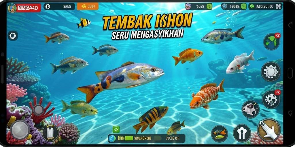 Tangkapan ikan besar dalam gameplay BBCA4D.
