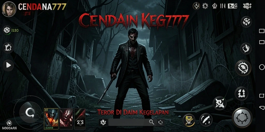 Tampilan gameplay mencekam di CENDANA777, siap untuk menantang keberanian Anda.