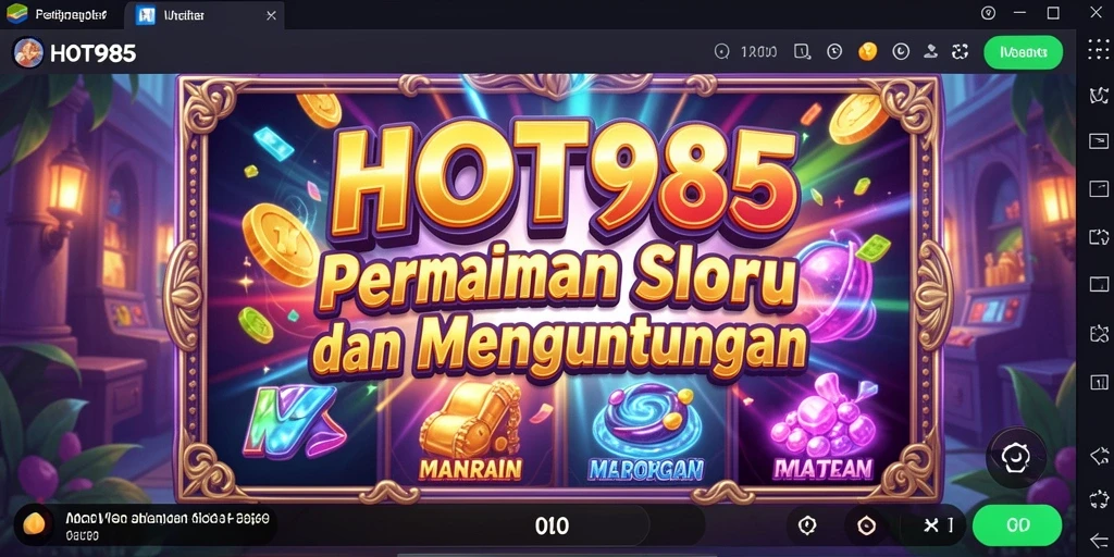 Tangkapan layar gameplay HOT985 yang menunjukkan pengalaman bermain Slot yang menarik.