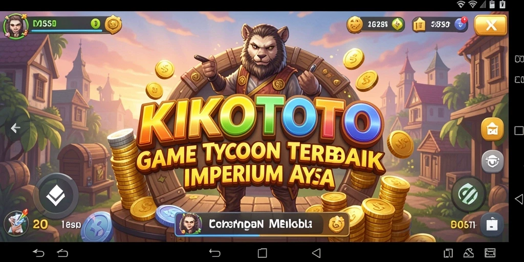 Tampilan gameplay KIKOTOTO yang penuh warna dan interaktif.