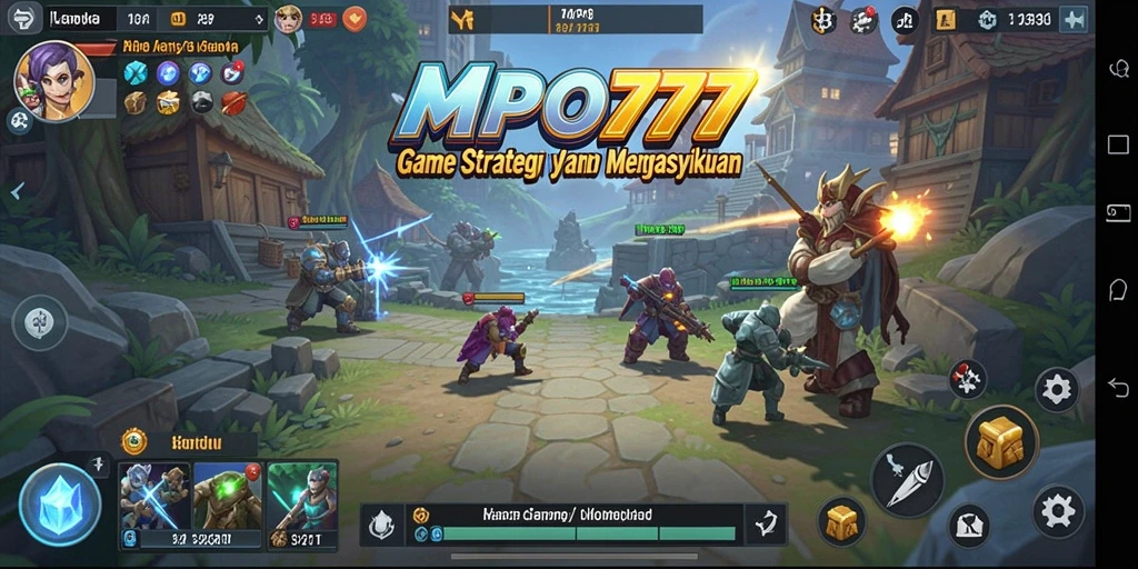 Tampilan gameplay MPO777 yang menampilkan strategi mendebarkan.