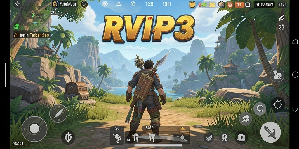 Tangkapan layar gameplay <strong>RVIP3</strong> yang menampilkan aksi seru di dunia terbuka.