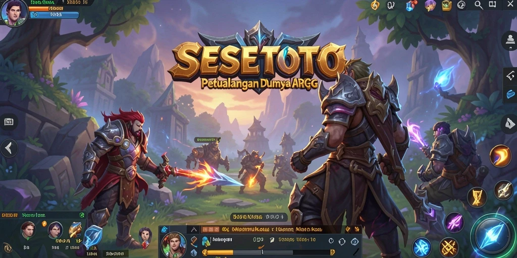 Tampilan gameplay SESETOTO yang seru dan penuh aksi.