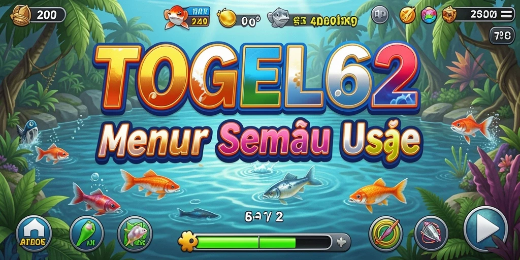 Tampilan grafis menakjubkan dari game memancing TOGEL62.