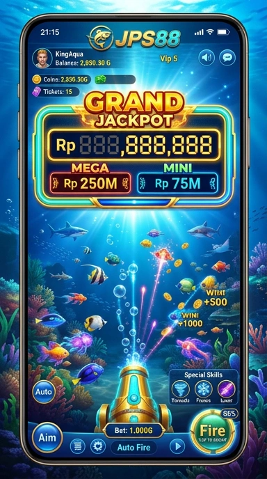 Tampilan katalog lengkap aplikasi di jps88.